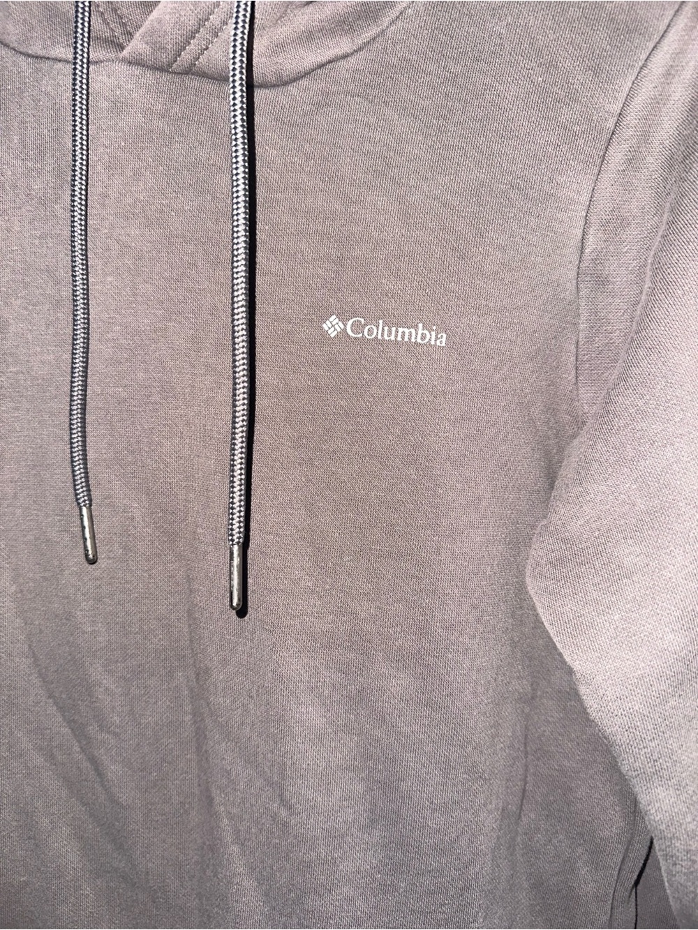 Columbia Gray and Black Hooded Sweatshirt - Picture 2 of 4